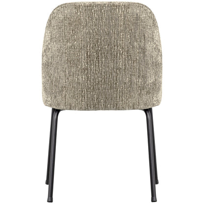 Woood Vogue Eetkamerstoel Structure Velvet Wheatfield - KwaliteitWonen.nl