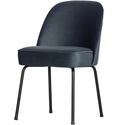 Woood Vogue Eetkamerstoel Velvet Blauw - KwaliteitWonen.nl