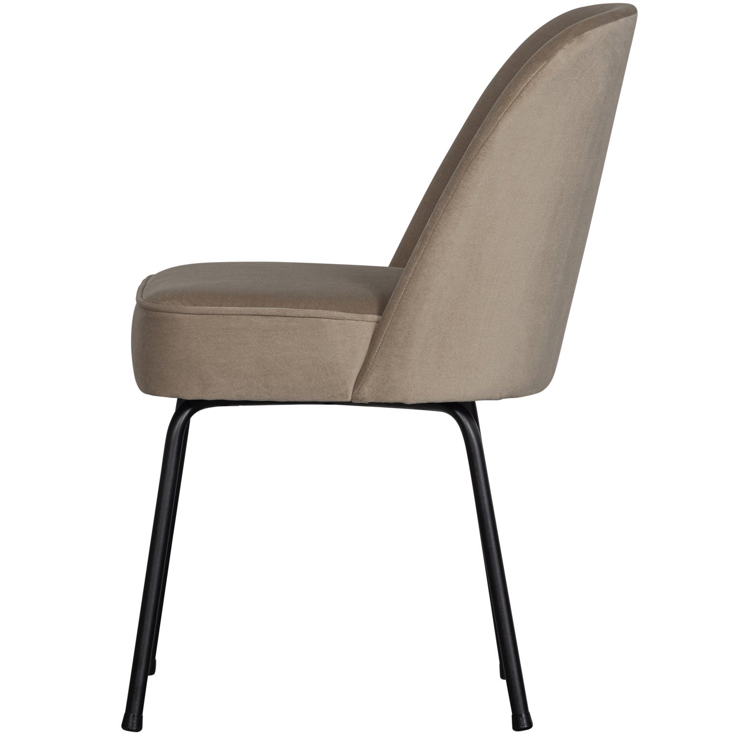 Woood Vogue Eetkamerstoel Velvet Khaki - KwaliteitWonen.nl