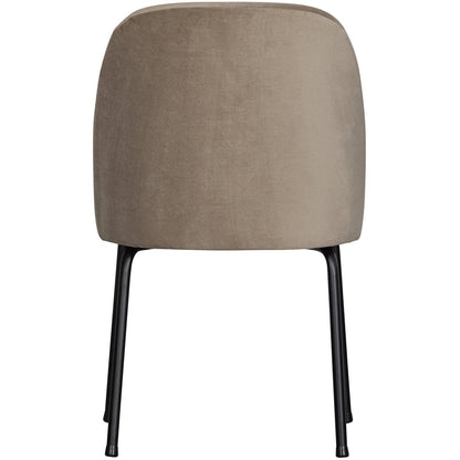 Woood Vogue Eetkamerstoel Velvet Khaki - KwaliteitWonen.nl