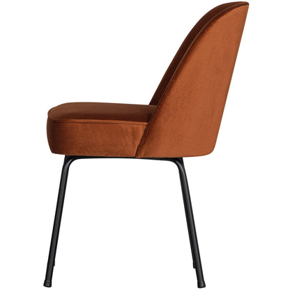 Woood Vogue Eetkamerstoel Velvet Roest - KwaliteitWonen.nl