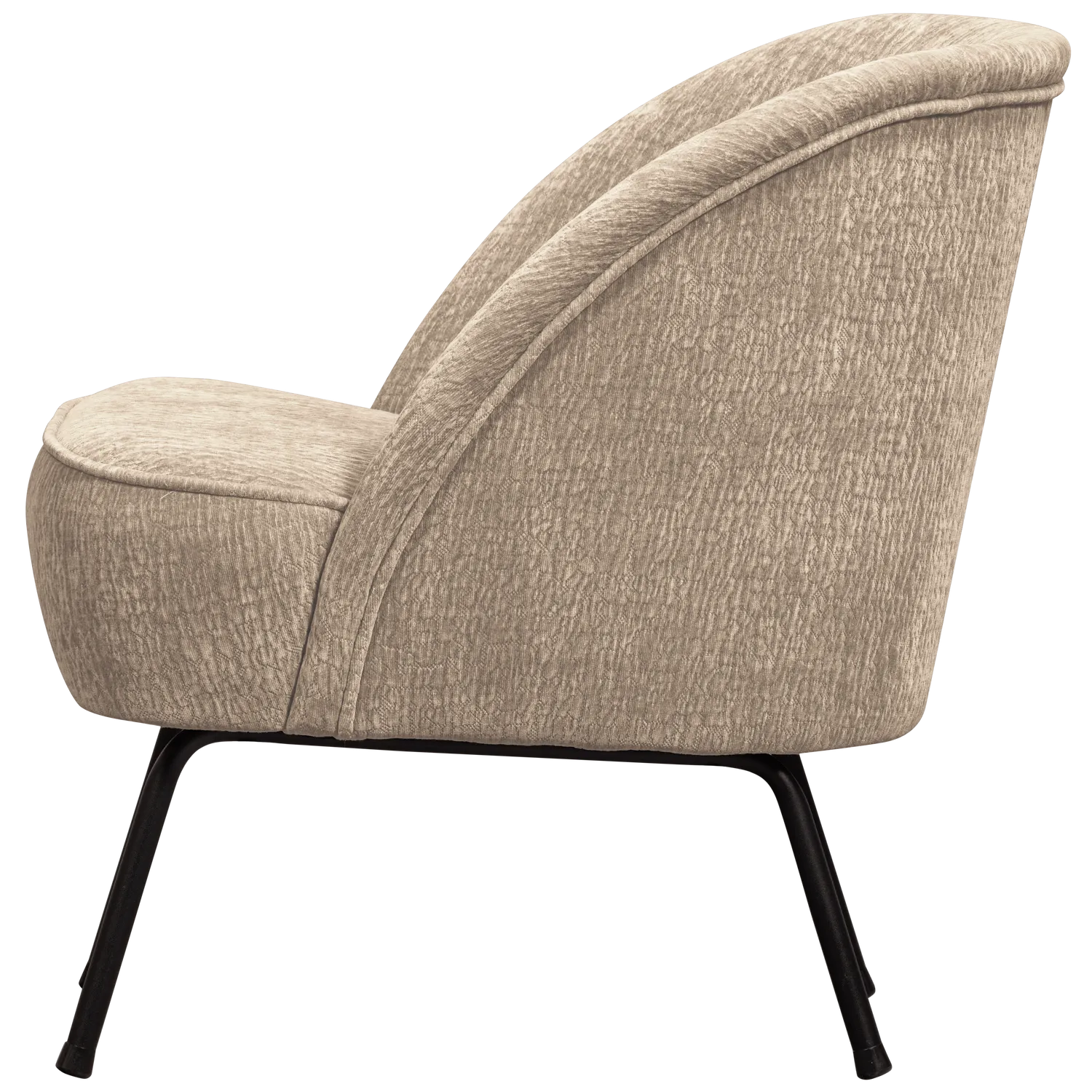 Woood Vogue Fauteuil 3 D Chenille Zand - KwaliteitWonen.nl