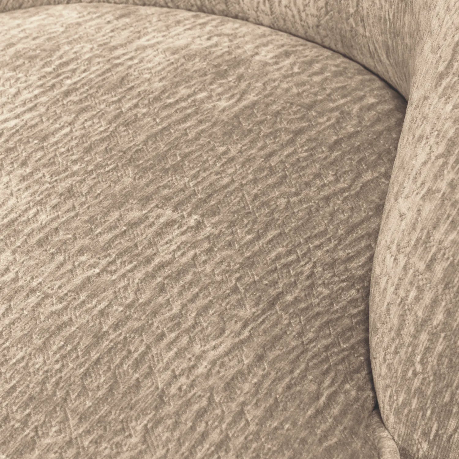 Woood Vogue Fauteuil 3 D Chenille Zand - KwaliteitWonen.nl