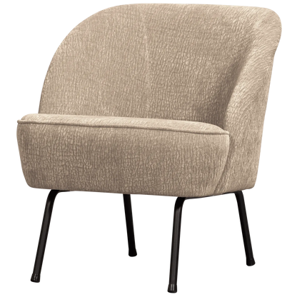 Woood Vogue Fauteuil 3 D Chenille Zand - KwaliteitWonen.nl