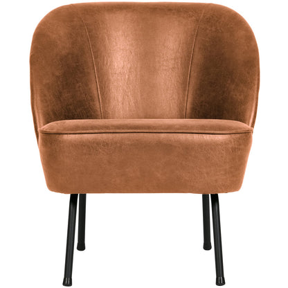 Woood Vogue Fauteuil Ecoleer Cognac - KwaliteitWonen.nl
