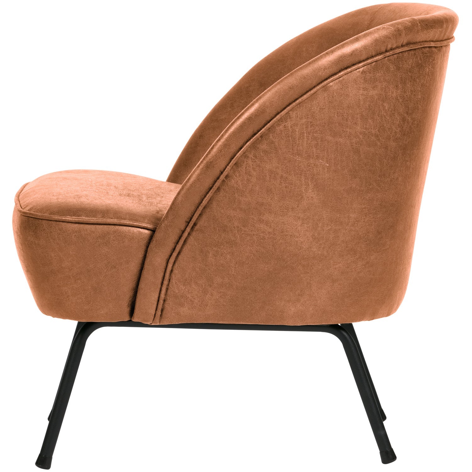 Woood Vogue Fauteuil Ecoleer Cognac - KwaliteitWonen.nl