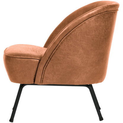 Woood Vogue Fauteuil Ecoleer Cognac - KwaliteitWonen.nl