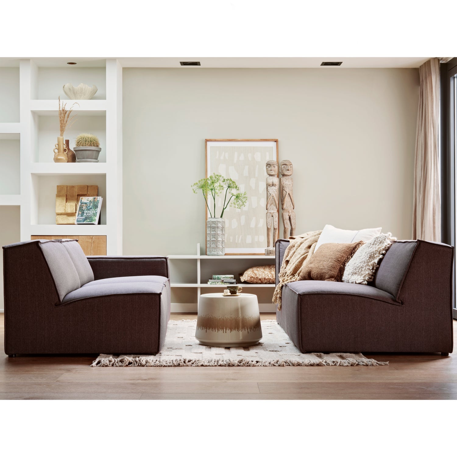 Woood Wandtafel Jana Sidetable Grenen Mist [Fsc] - KwaliteitWonen.nl