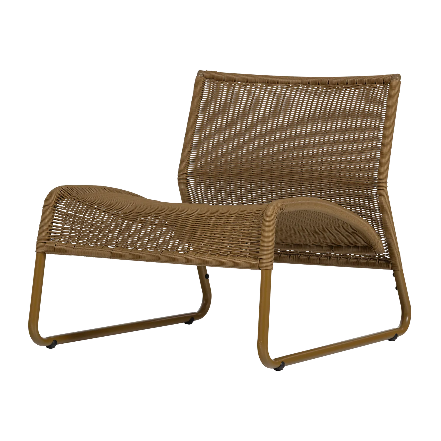 Woood West Tuin Loungestoel Honinggeel - KwaliteitWonen.nl