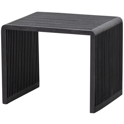 Woood Willa Bijzettafels Recycled Teak Zwart (Set Van 2) - KwaliteitWonen.nl