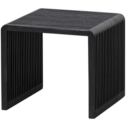Woood Willa Bijzettafels Recycled Teak Zwart (Set Van 2) - KwaliteitWonen.nl