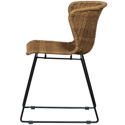 Woood Wings Tuinstoel Touw Naturel (Set Van 2) - KwaliteitWonen.nl