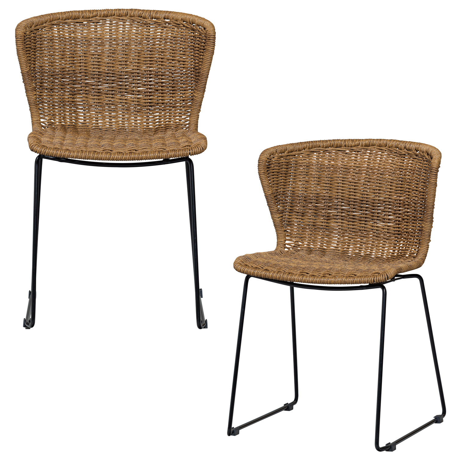 Woood Wings Tuinstoel Touw Naturel Set Van 2-Kwaliteitwonen.nl