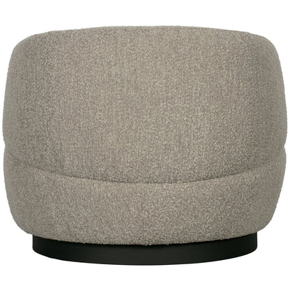 Woood Woolly Draaifauteuil Boucle Naturel Melange - KwaliteitWonen.nl