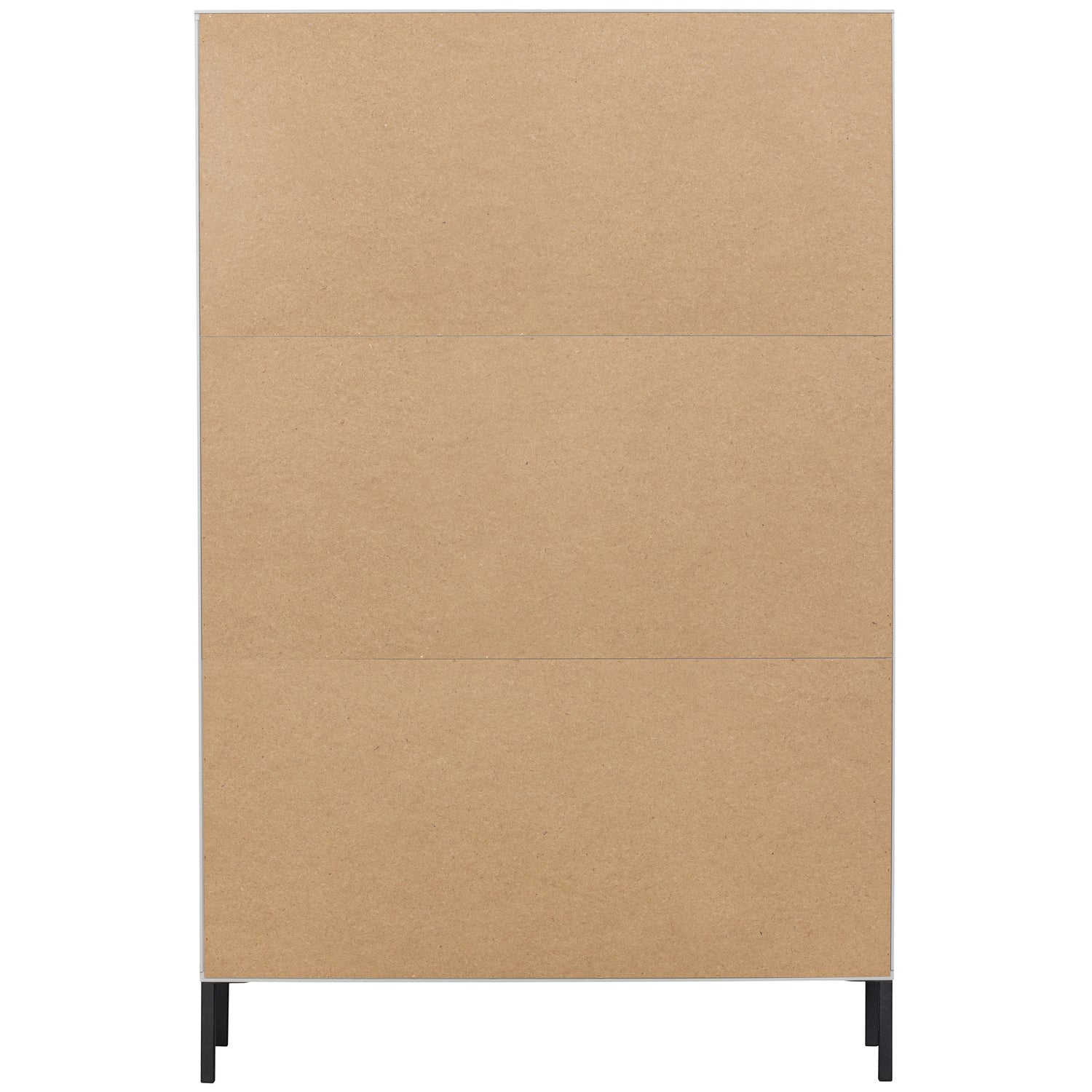 Woood Xam Vitrinekast Grenen Wolkengrijs [Fsc]-Kwaliteitwonen.nl