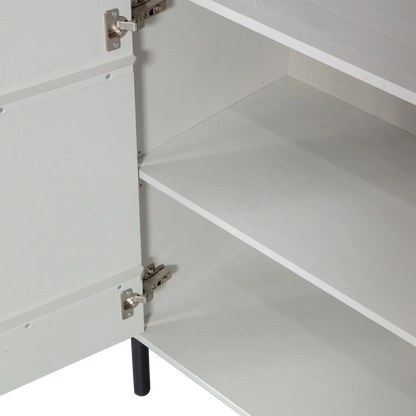 Woood Xina Dressoir Grenen Wolkengrijs [Fsc] - KwaliteitWonen.nl