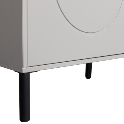 Woood Xina Garderobekast Grenen Wolkengrijs [Fsc]-Kwaliteitwonen.nl