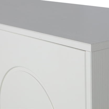 Woood Xina Lage Kast Grenen Wolkengrijs [Fsc]-Kwaliteitwonen.nl