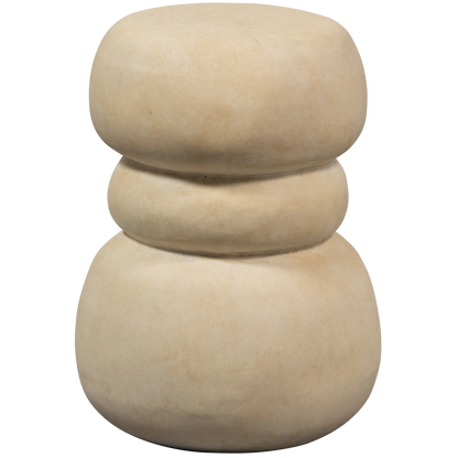 Woood Yvo Bijzettafel Betonlook Naturel - KwaliteitWonen.nl