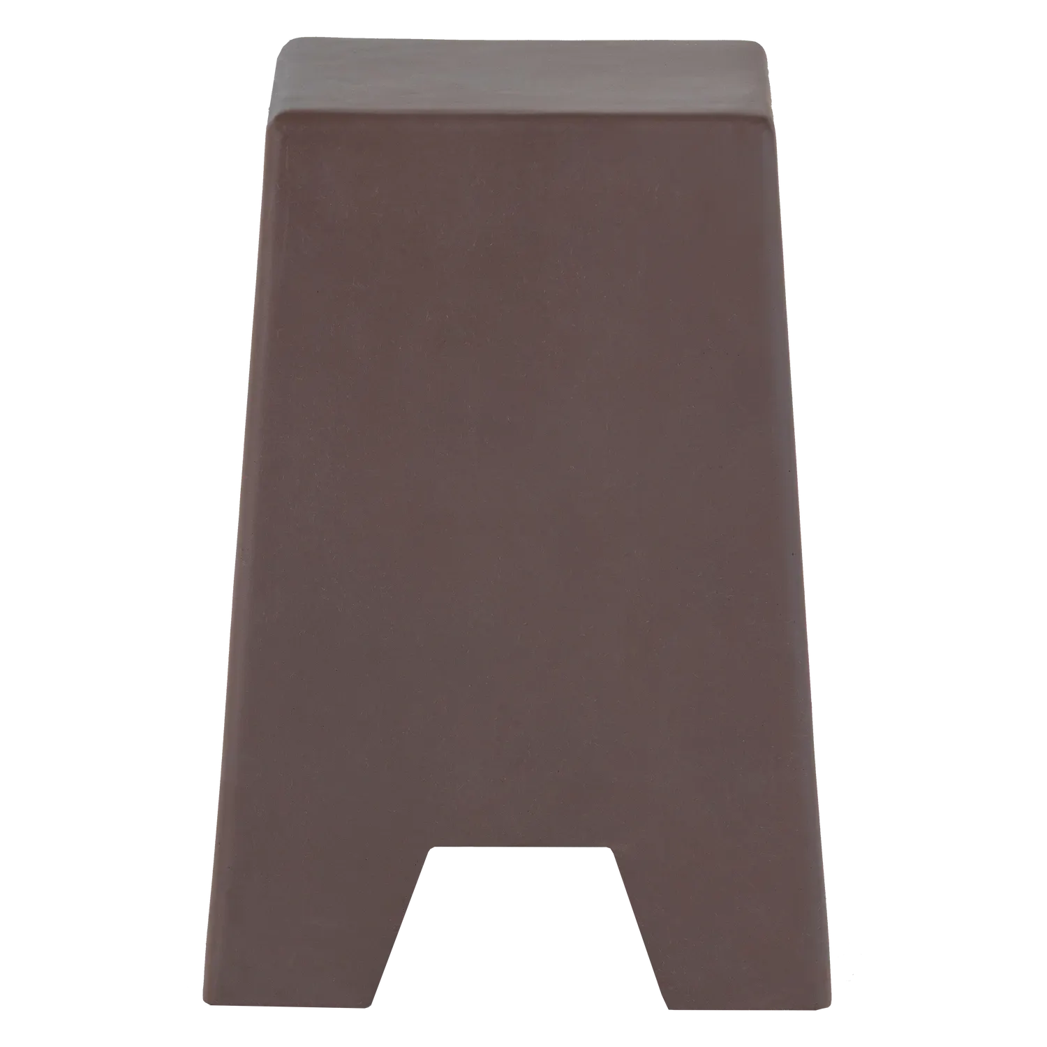 Woood Zina Bijzettafel Hoog Cement Bruin - KwaliteitWonen.nl