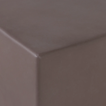 Woood Zina Bijzettafel Laag Cement Bruin - KwaliteitWonen.nl