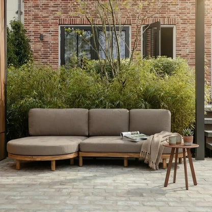 Woood Zinto Tuin Loungeset Links Acaciahout Zand [Fsc] - KwaliteitWonen.nl
