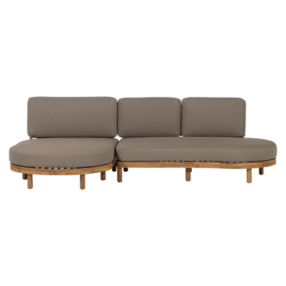 Woood Zinto Tuin Loungeset Links Acaciahout Zand [Fsc] - KwaliteitWonen.nl
