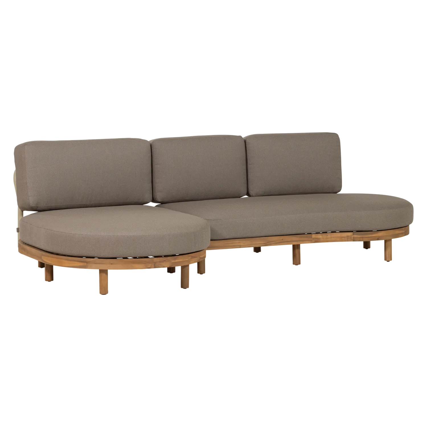 Woood Zinto Tuin Loungeset Links Acaciahout Zand [Fsc] - KwaliteitWonen.nl
