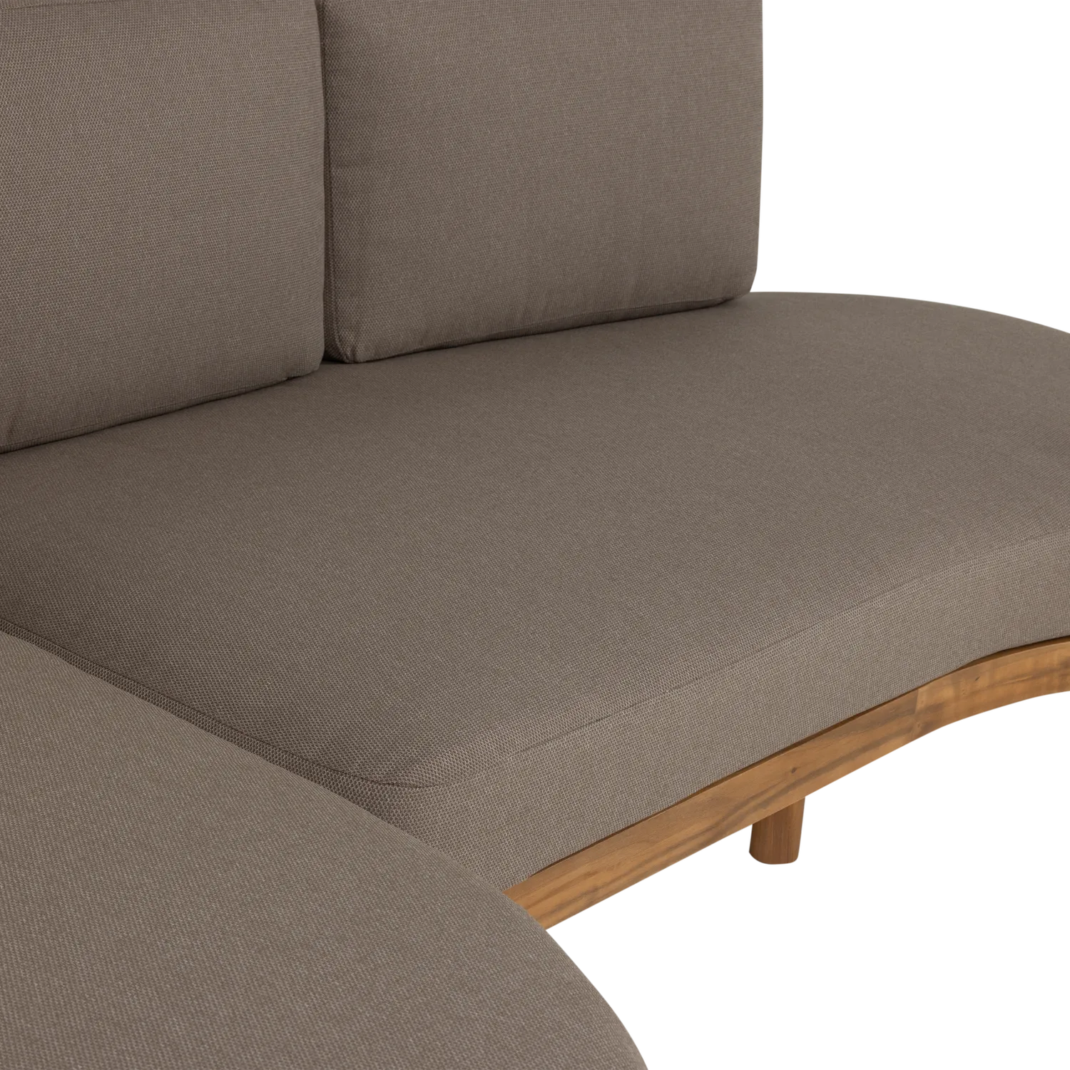 Woood Zinto Tuin Loungeset Links Acaciahout Zand [Fsc] - KwaliteitWonen.nl