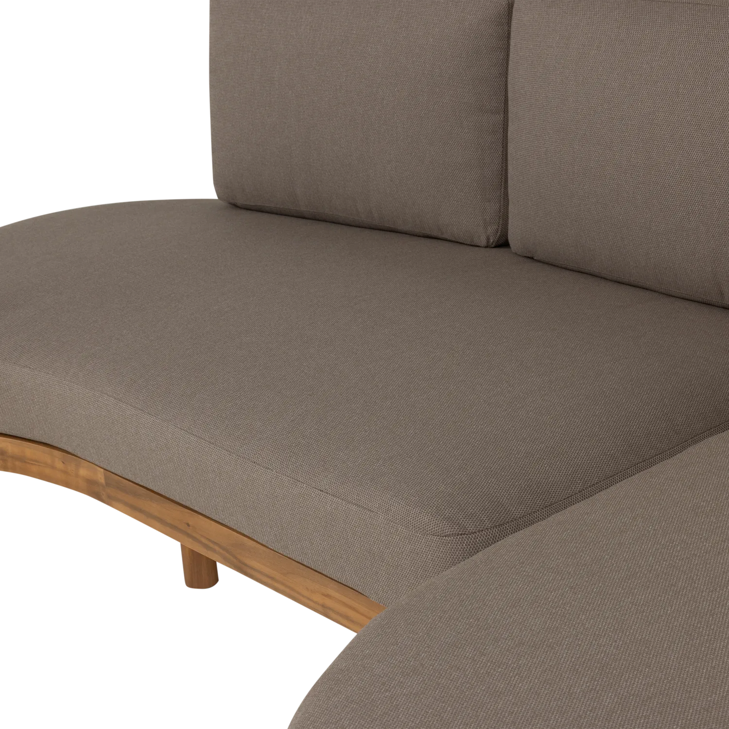 Woood Zinto Tuin Loungeset Rechts Acaciahout Zand [Fsc] - KwaliteitWonen.nl