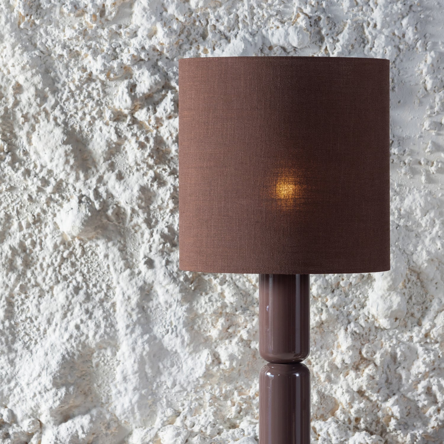Woood Zivian Vloerlamp Hout Hoogglans Donkerbruin [Fsc] - KwaliteitWonen.nl