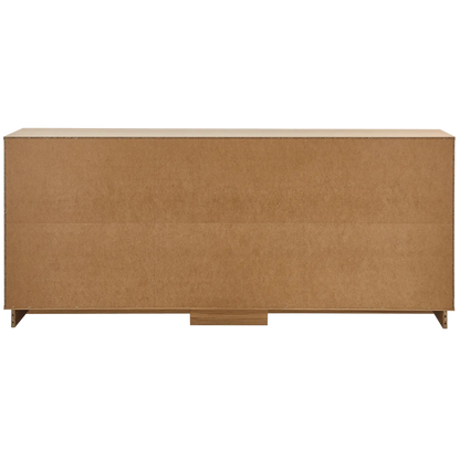 Woood Zuma Dressoir 200cm Eiken Fineer Transparant [Fsc] - KwaliteitWonen.nl